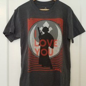 Star Wars Leia "I love you" tee, Women's, Medium